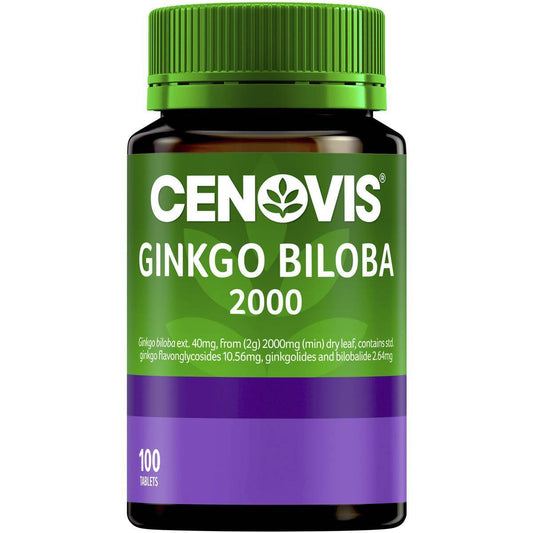 Cenovis Ginkgo Biloba 2000 100 Tablets