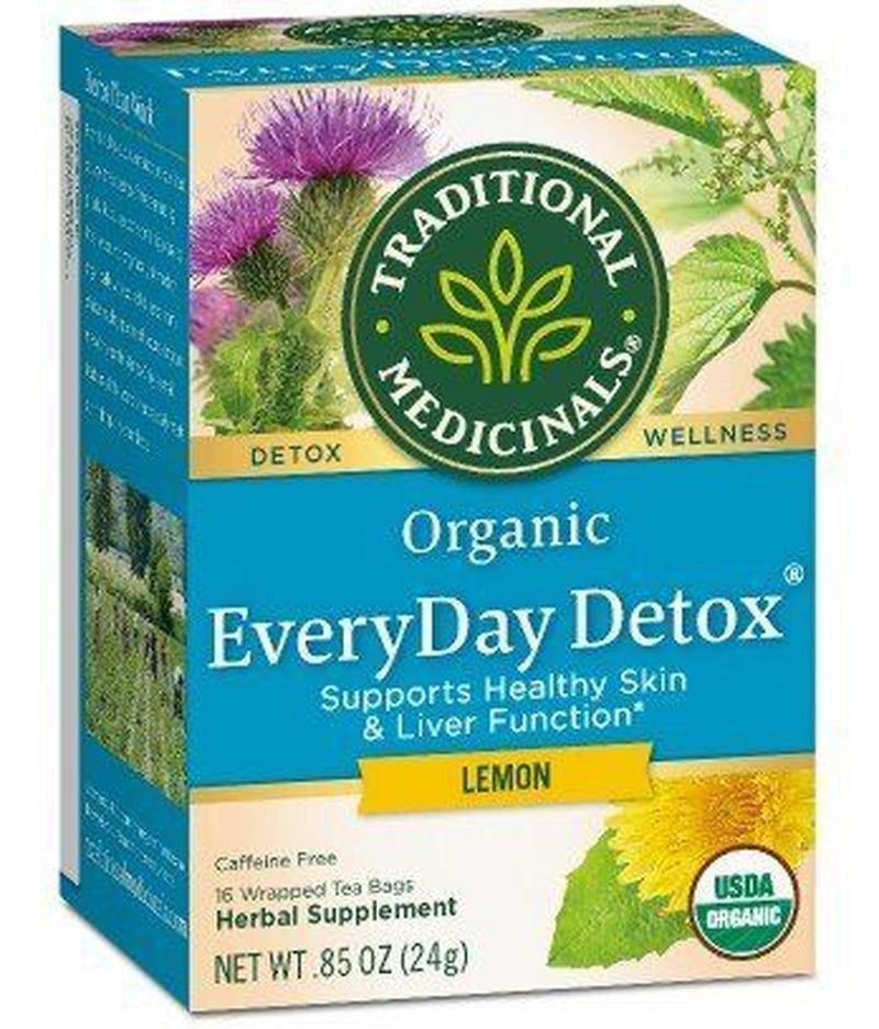 Traditional Medicinals Lemon Everyday Detox Tea 16 Bag