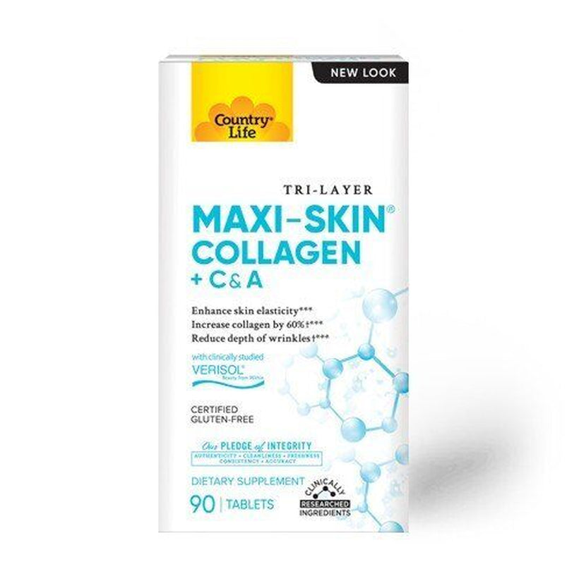 Country Life Maxi-Skin Collagen + C&A 90 Tablet