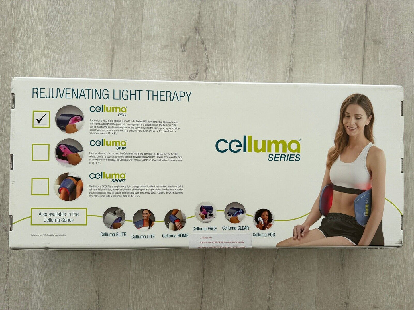 Celluma Pro Light Therapy for Acne, Wrinkles, Aches & Pains Made in USA