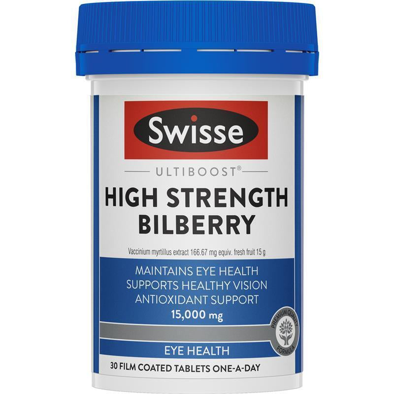 Swisse Ultiboost Bilberry 30 Tablets