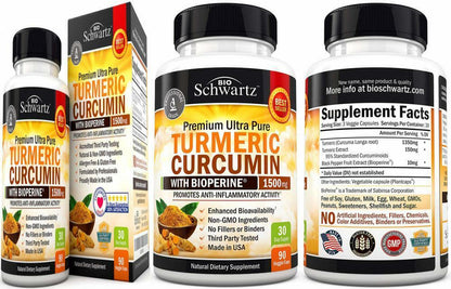 Turmeric Curcumin with Bioperine 1500Mg. Highest Potency Available....