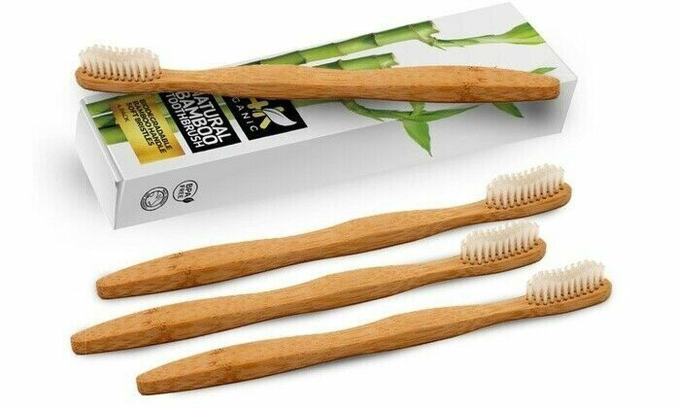 BAMBOO CHARCOAL TOOTHPASTE & TOOTHBRUSH SET (120G Toothpaste & 4 Toothbrushes)