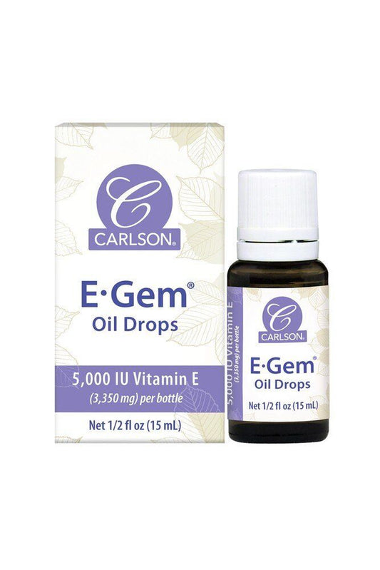 Carlson Laboratories Oil Drops E-Gem 0.5 Fl Oz Liquid