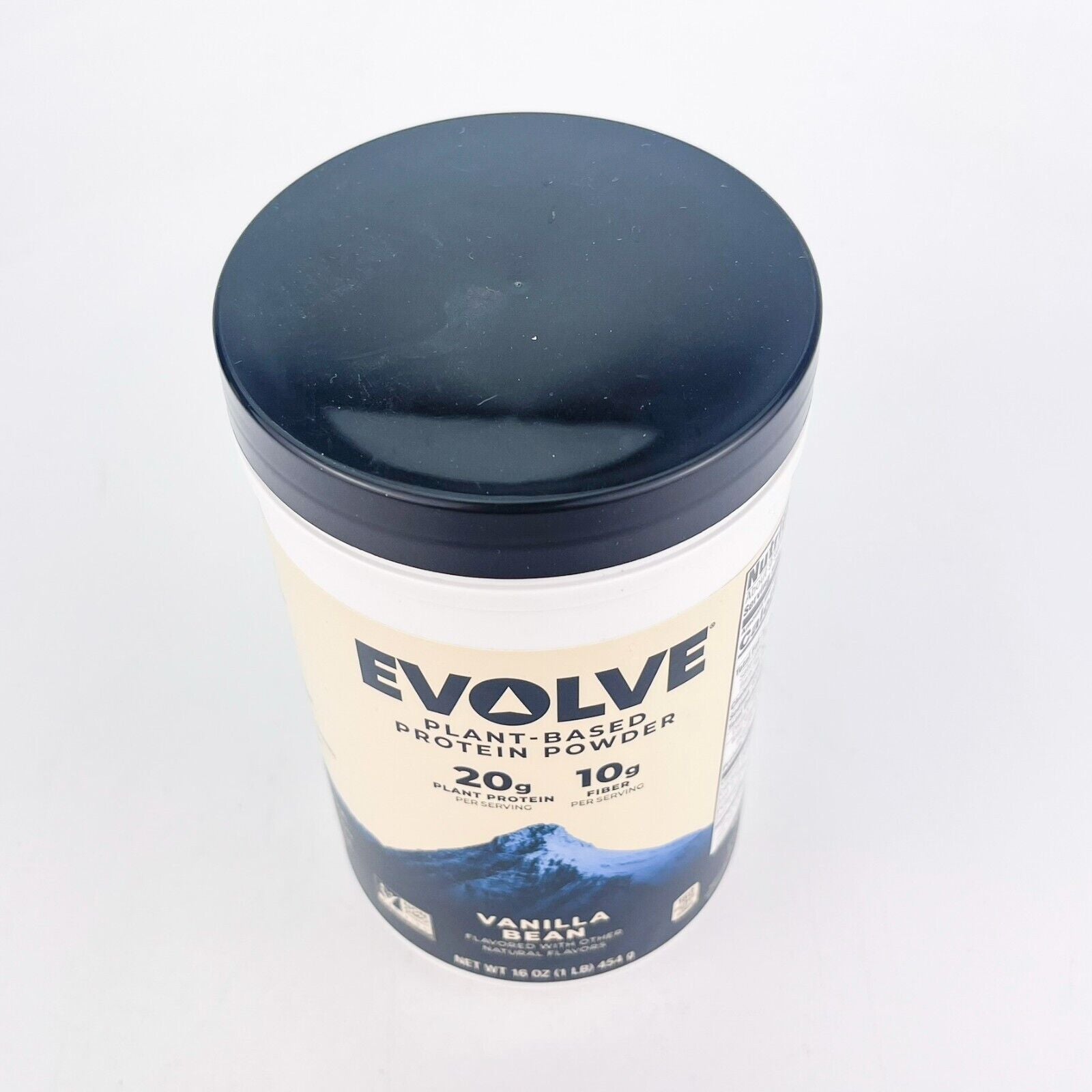 Evolve Plant Based Protein Powder Vanilla Bean 16Oz BB2/24 20G Protein 10G Fiber