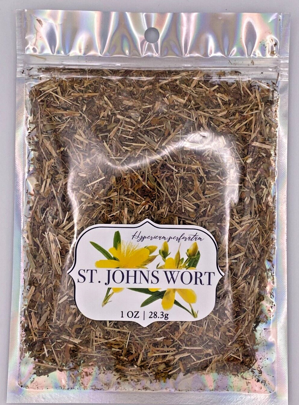 St John'S Wort Cut & Sifted Organic Hypericum Perforat Herb Natural 28.3G 1 Oz