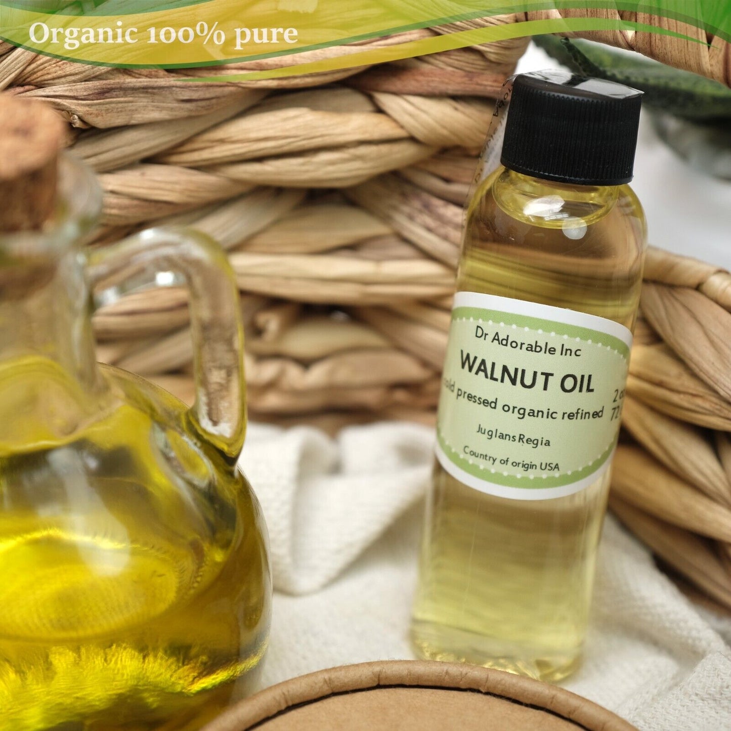 WALNUT OIL PURE OIL COLD PRESSED ORGANIC 