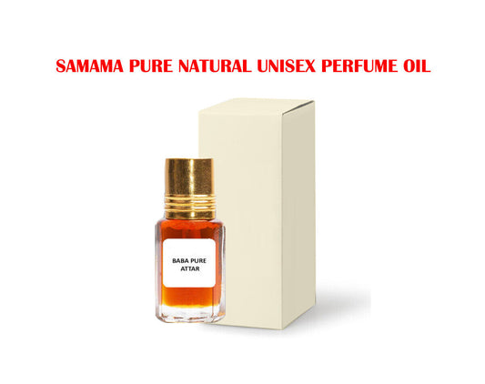 SAMAMA PURE NATURAL UNISEX PERFUME OIL ATTAR PURE ORGANIC from INDIA