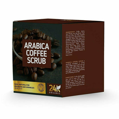 24K Organic Arabica Coffee Scrub (8 Fl. Oz.)