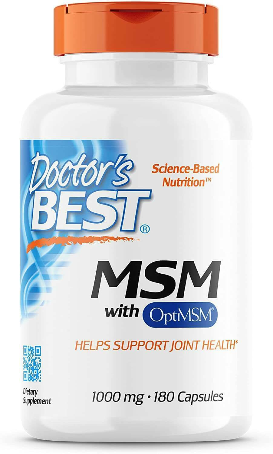 Doctor'S Best MSM with Optimsm 1000Mg (Joint Health) 180 Capsules