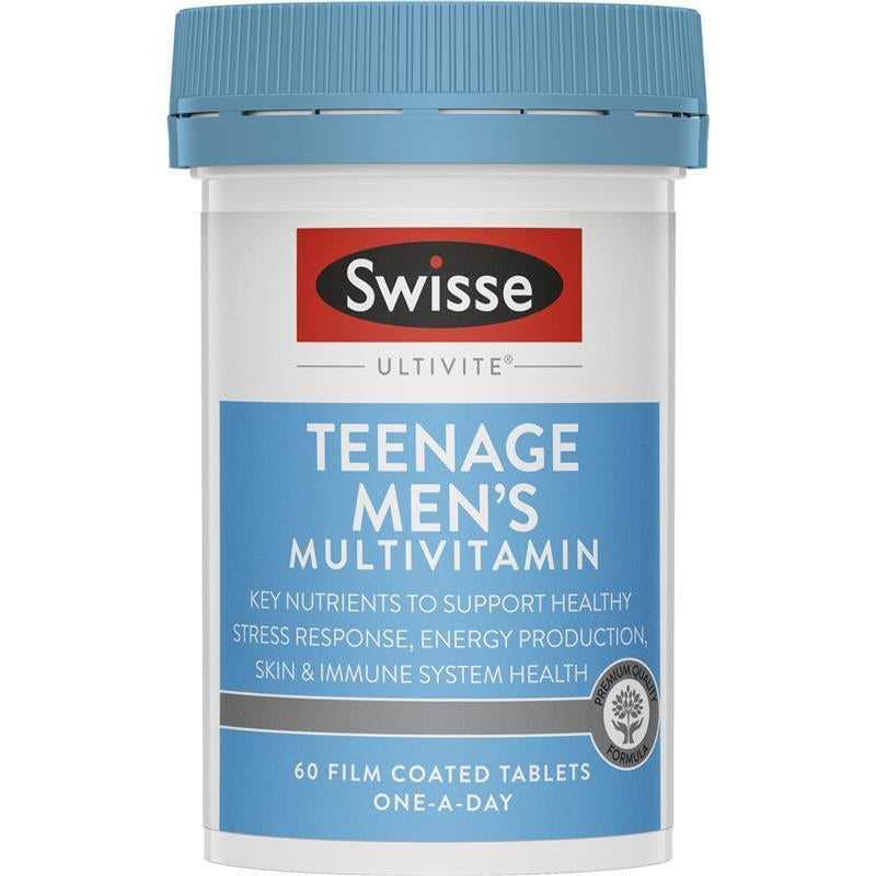 Swisse Teenage Ultivite Men'S Multivitamin 60 Tablets