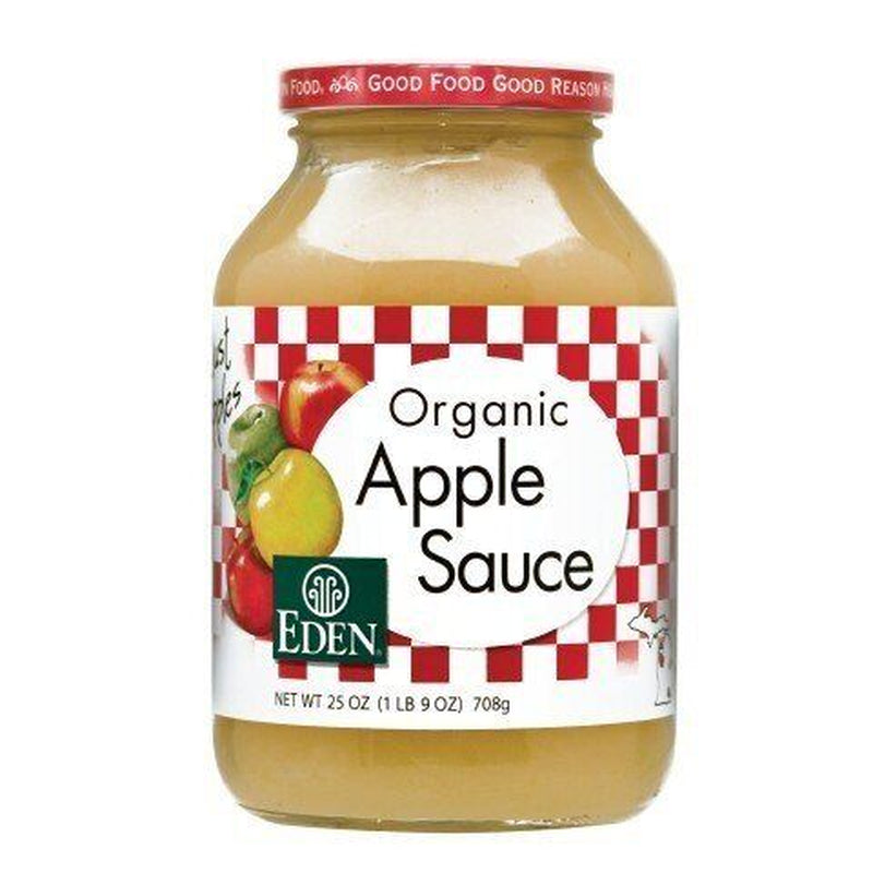 Eden Organic Organic Apple Sauce 25 Oz Glass Jar