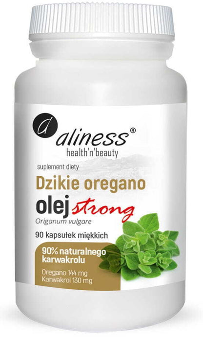 ALINESS Wild Oregano Oil STRONG 90 Softgels