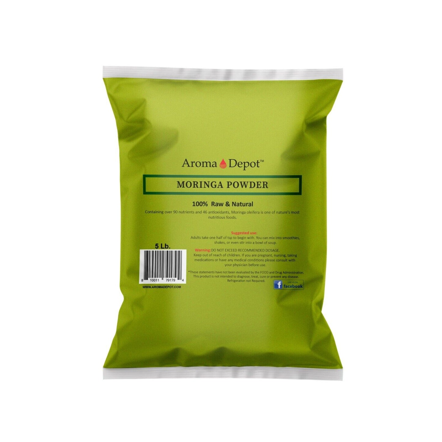 Moringa Powder Oleifera Leaf 100% Pure Natural Superfood Gluten Free