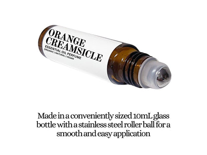 Natural Perfume Organic Roll-On (Orange Creamsicle) Aromatherapy Essential Oils 