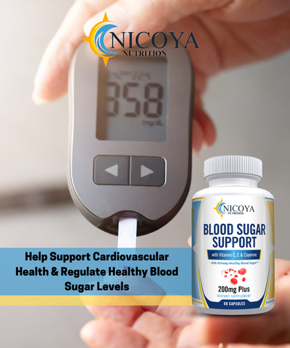 Natural Blood Sugar Support- Natural Glucose Control & Blood Regulator