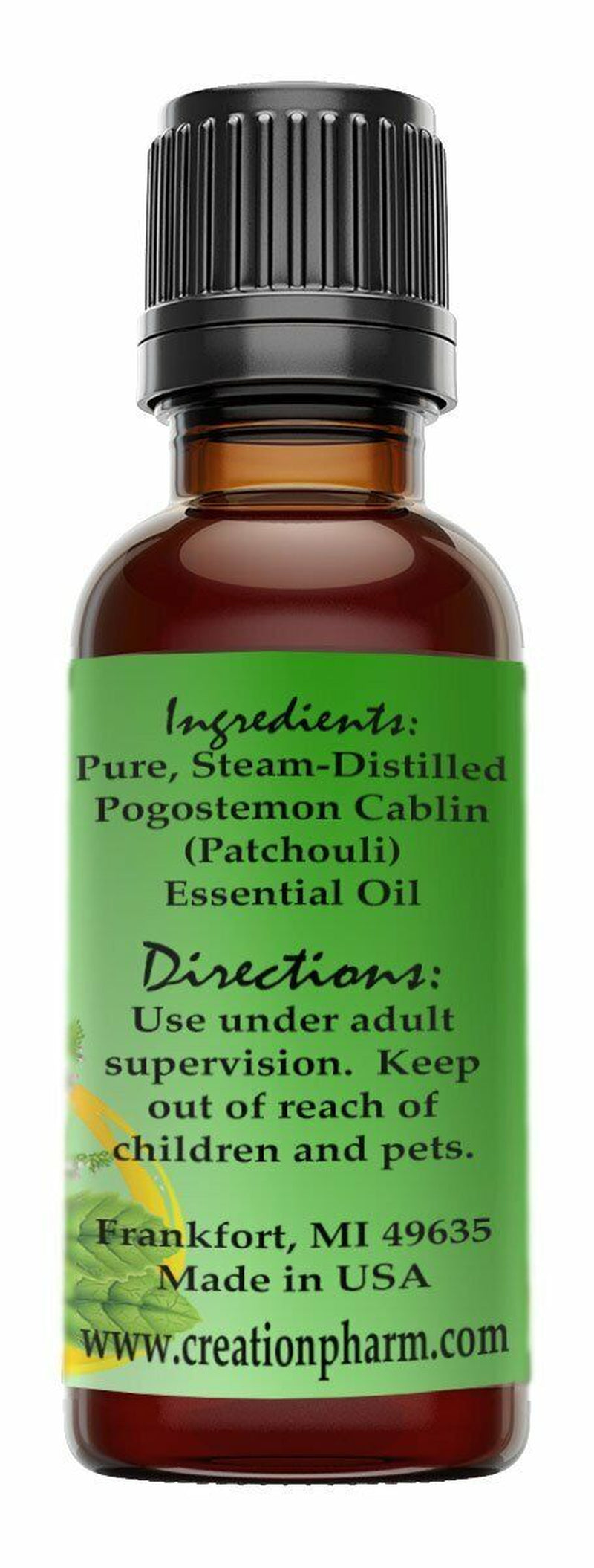 Patchouli Essential Oil | Home Office Size 2 Oz |Diffuse Health Wellness | Creat