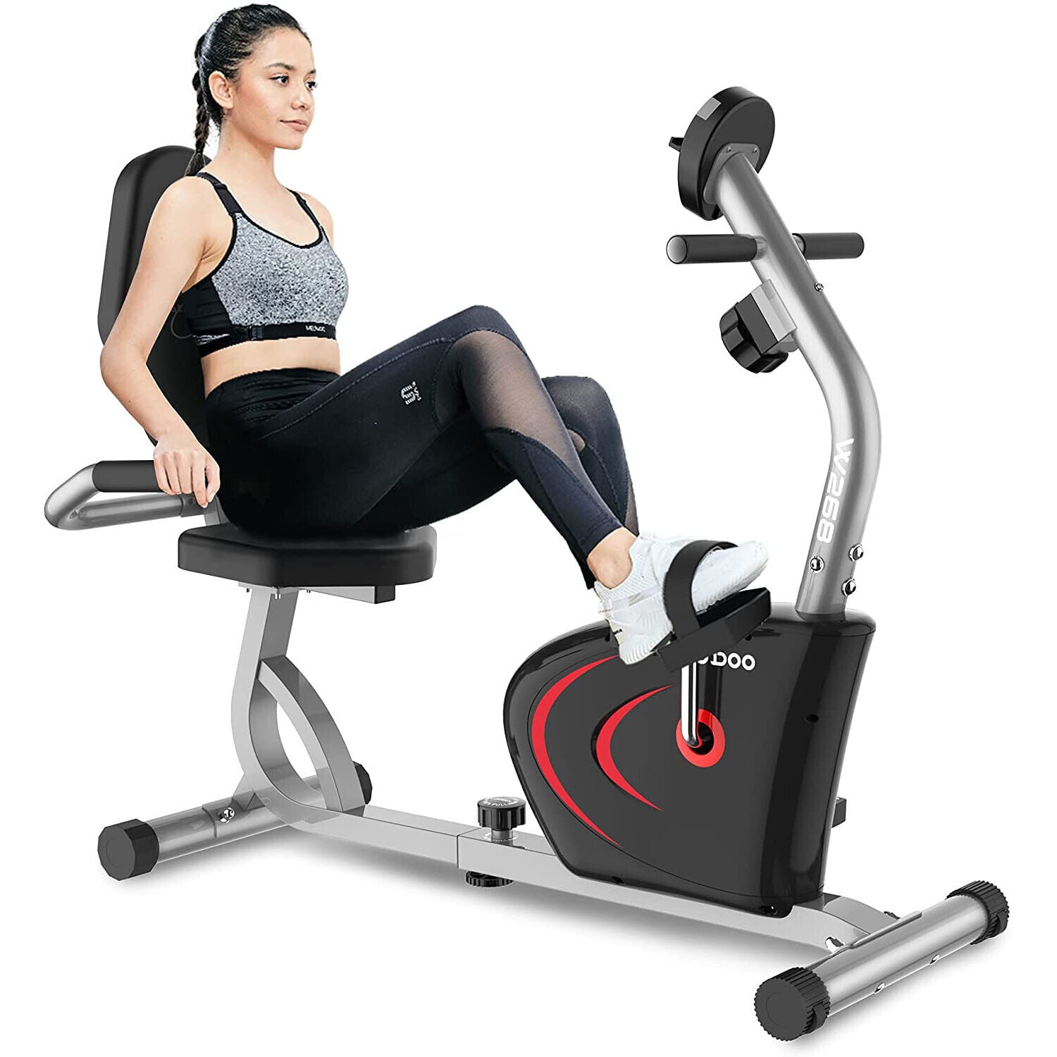 Recumbent Exercise Bike Fitness Stationary Bicycle Cardio Workout Indoor Cycling