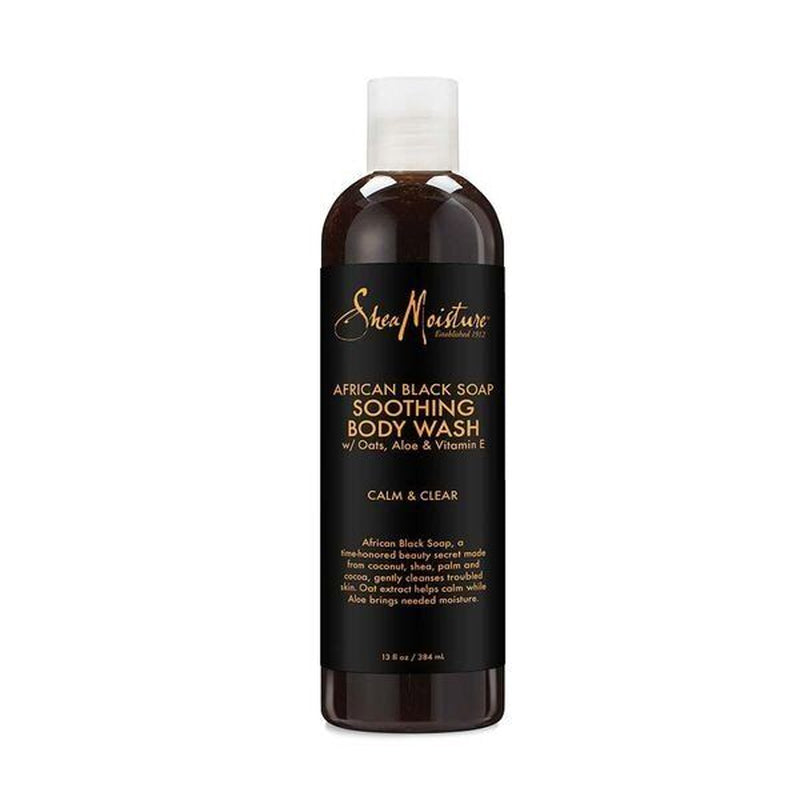 Shea Moisture African Black Soap Body Wash Soothing 13 Oz Liquid