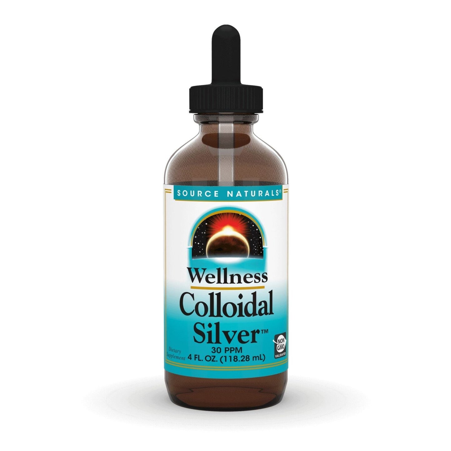 Source Naturals, Inc. Wellness Colloidal Silver 30 Ppm Liquid 4 Oz Liquid