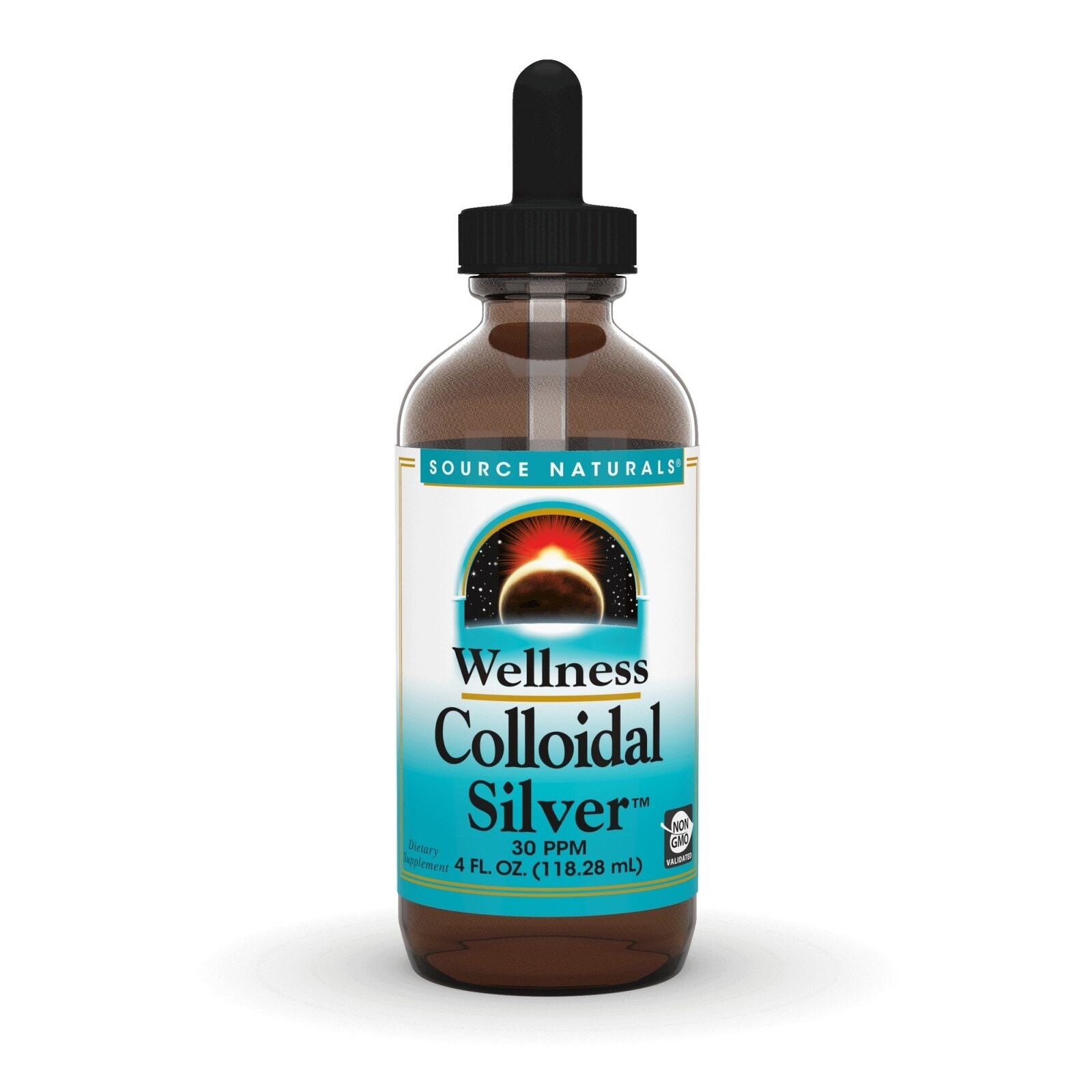 Source Naturals, Inc. Wellness Colloidal Silver 30 Ppm Liquid 4 Oz Liquid