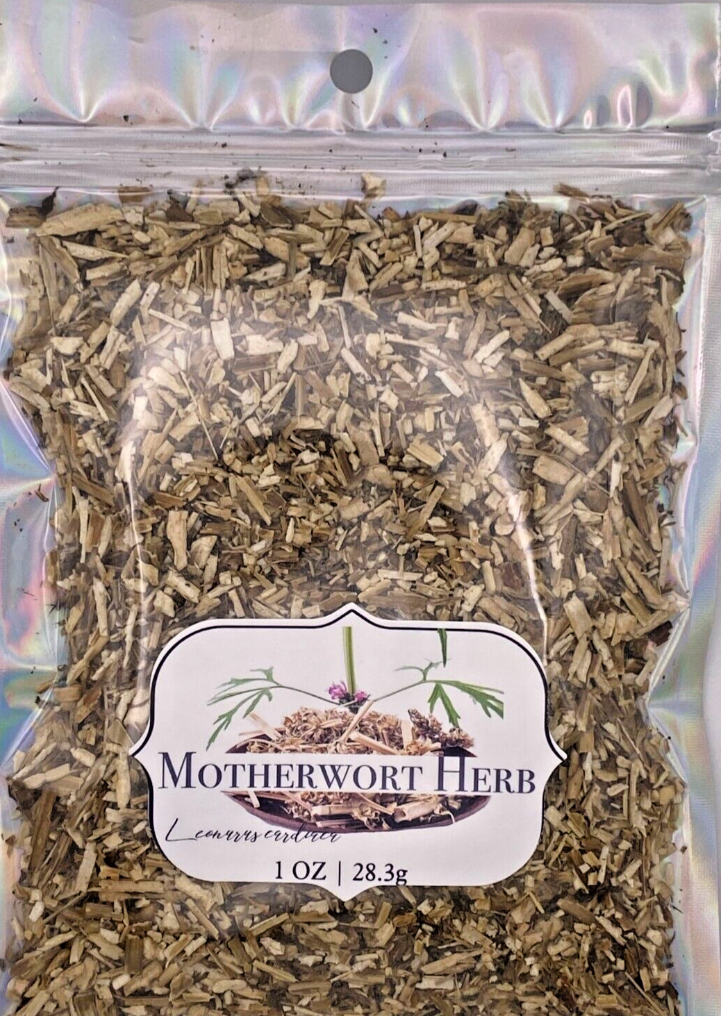 Motherwort Herb Cut & Sifted Organic Natural Herbal 28.3G 1 OZ for Tea, Culinary