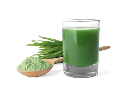 Organic & Natural Wheatgrass Powder for Skin Brightening Eating Drink