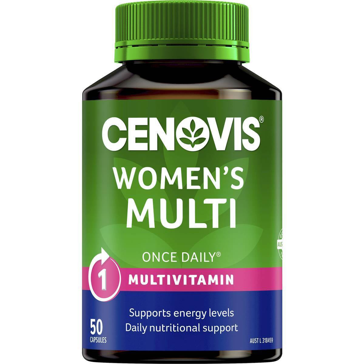 Cenovis Women'S Multi Once-Daily Multivitamin 50 Capsules