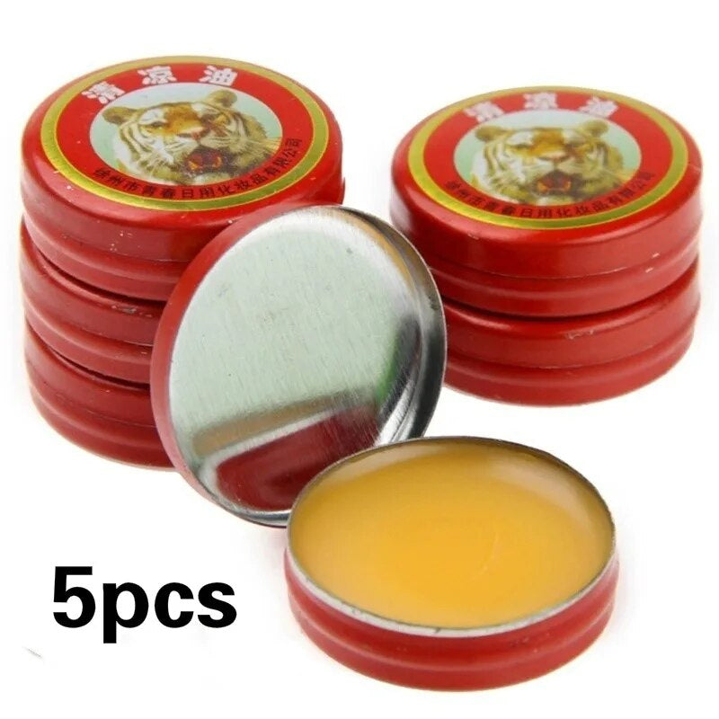 Tiger Essential Tiger Balm, 5PCS  (Headaches, Insects)