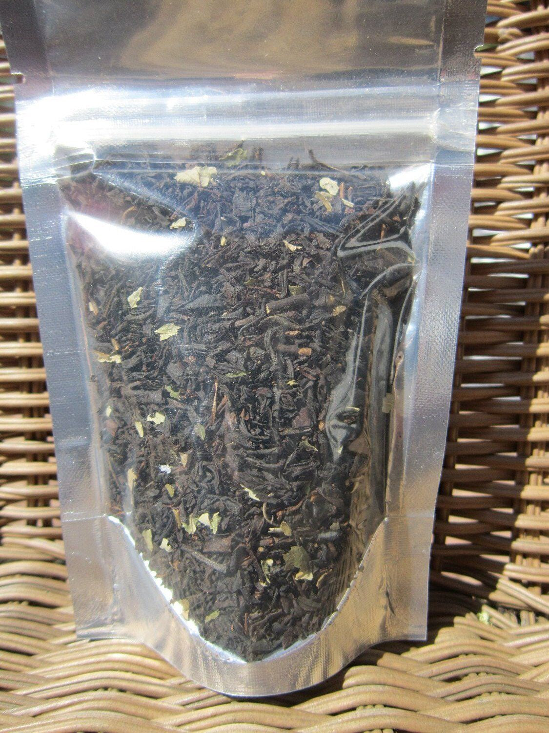 Black Currant Tea - 8 Oz - Loose Black Tea Blend from Nature Tea