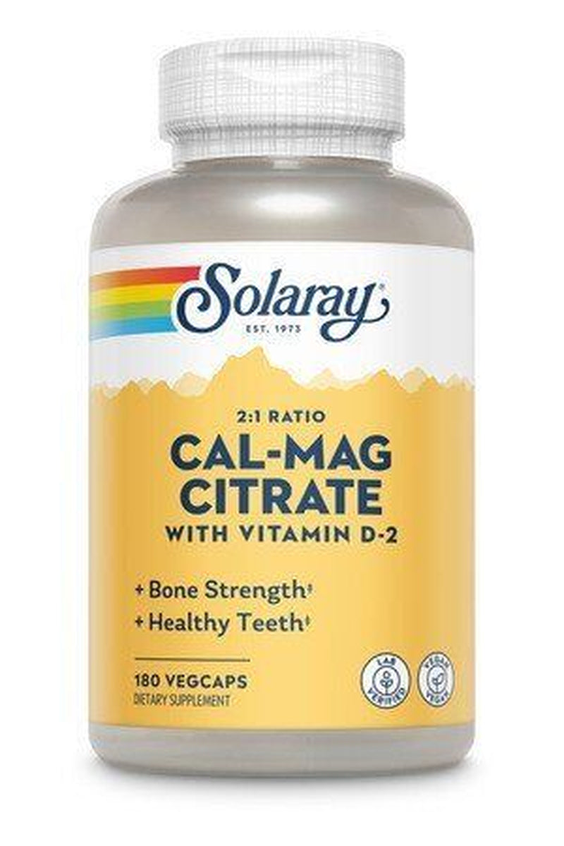 Cal-Mag Citrate 2:1 Ratio with Vitamin D 2 180 Vegcap