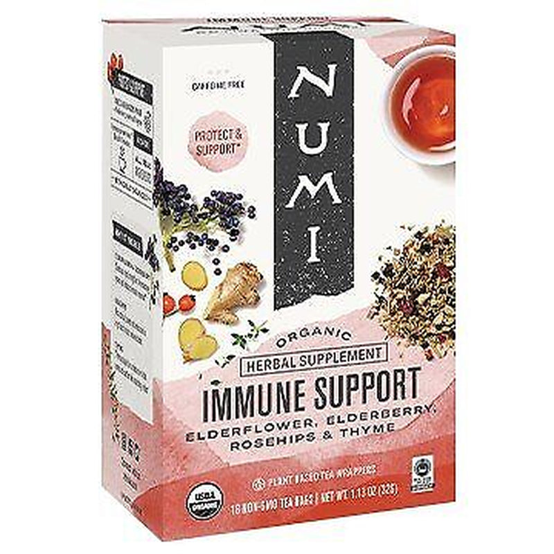 Numi Teas Immune Support Tea 16 Bags Box