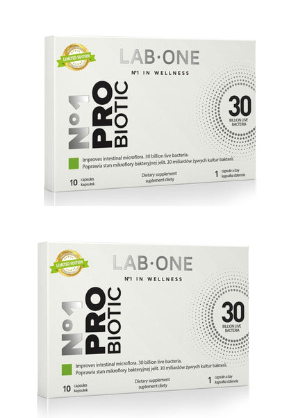 LAB ONE N°1 Probiotic (Probiotic + Prebiotic) Capsules