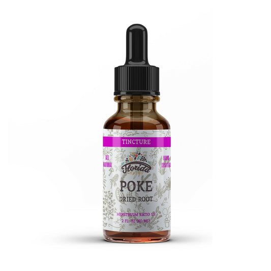 Poke Tincture, Organic Poke Extract Drops (Phytolacca Americana) Dried Root