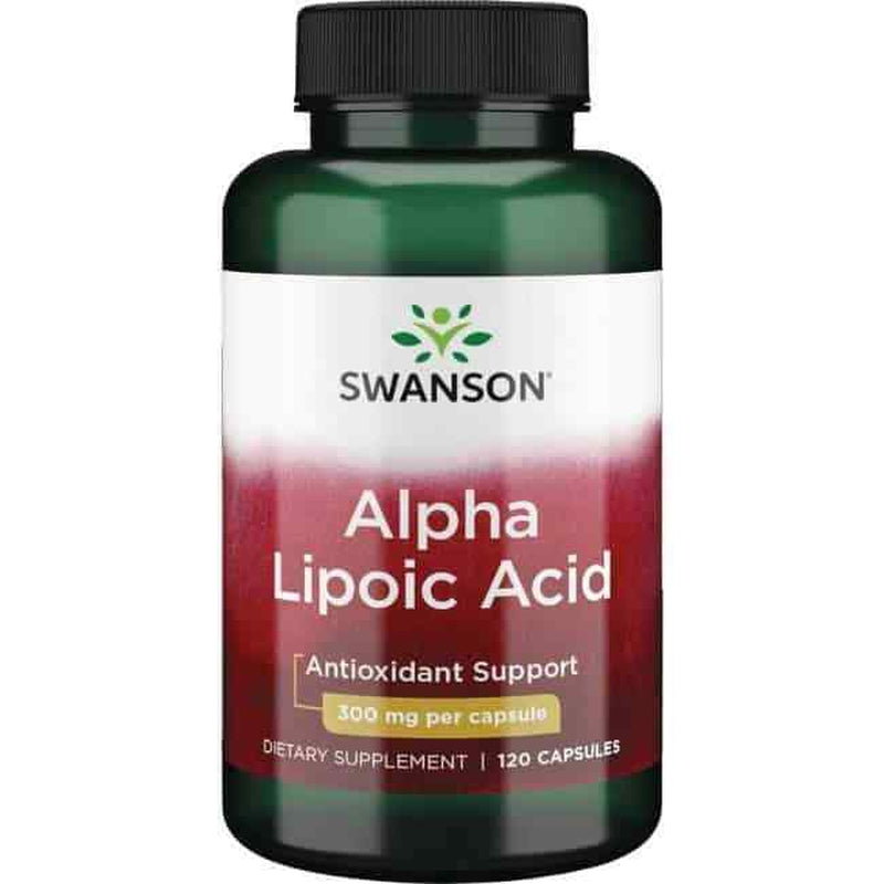 Alpha Lipoic Acid 300Mg SWANSON Antioxidant Support 60 / 120 Capsules