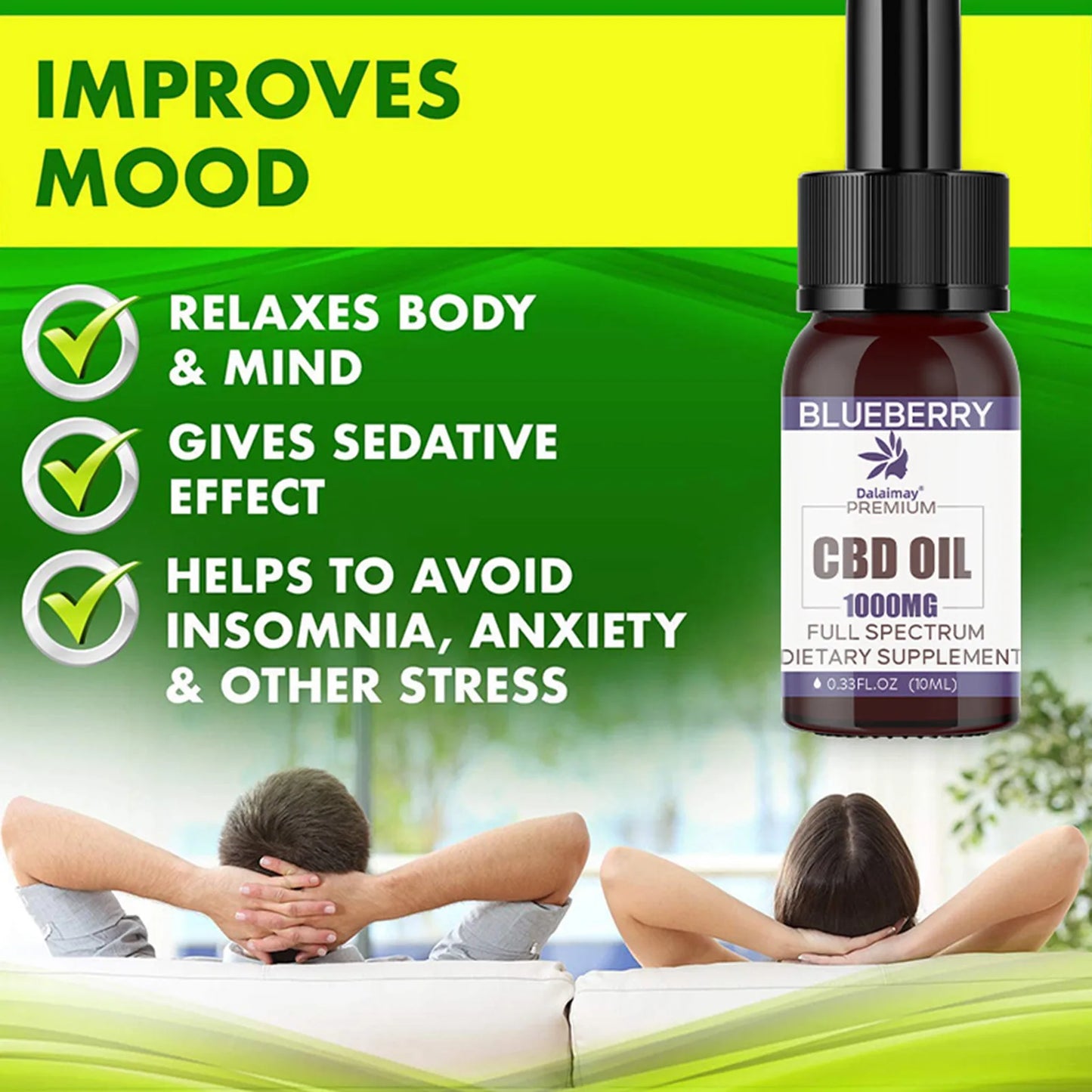 Organic Essential Oil for Anxiety & Stress Relief Improve Sleep Soothing Fatigue Facial Body Care Essential Oil Body Massage