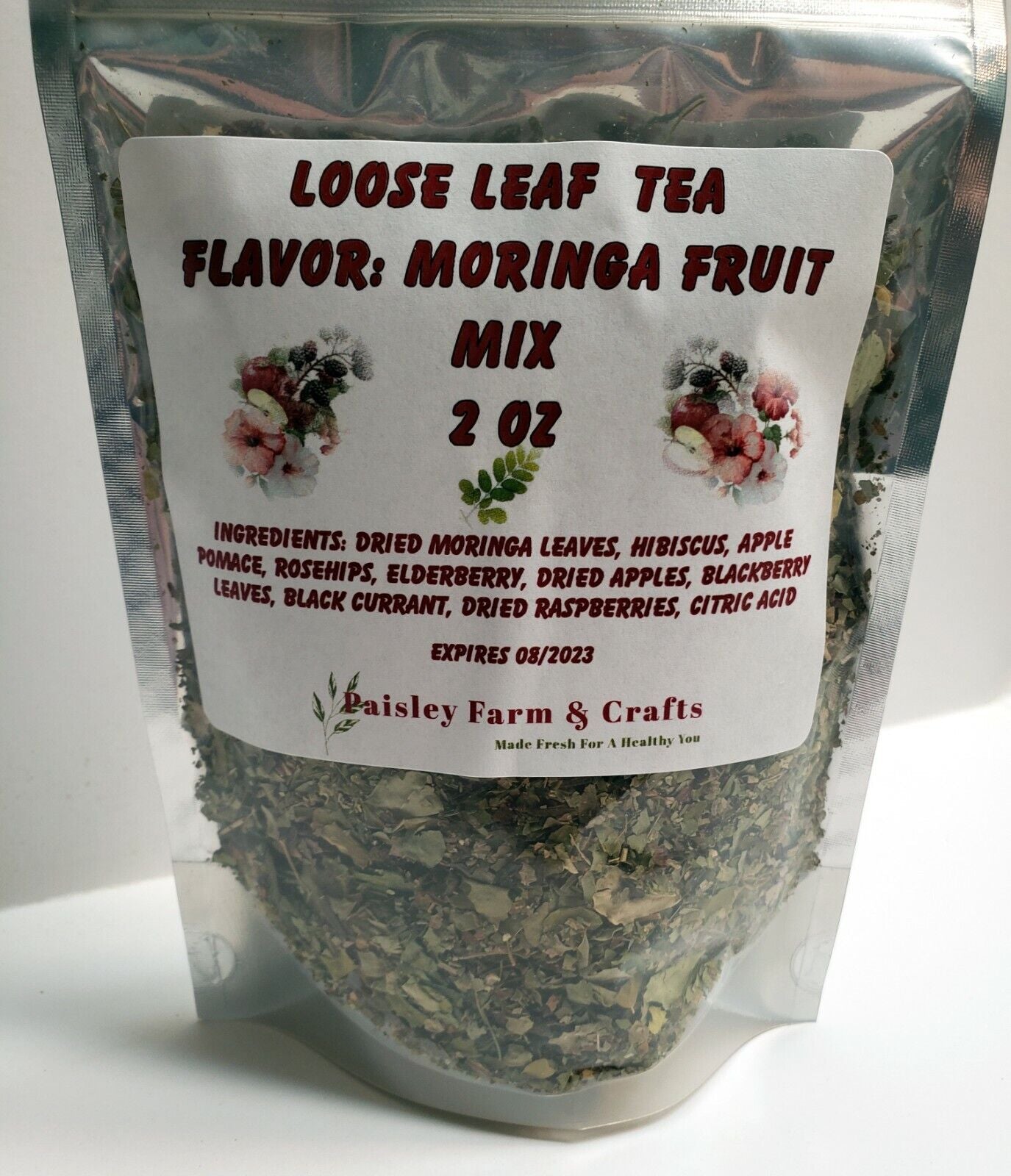 Moringa Loose Leaf Tea - Variety of Flavors!