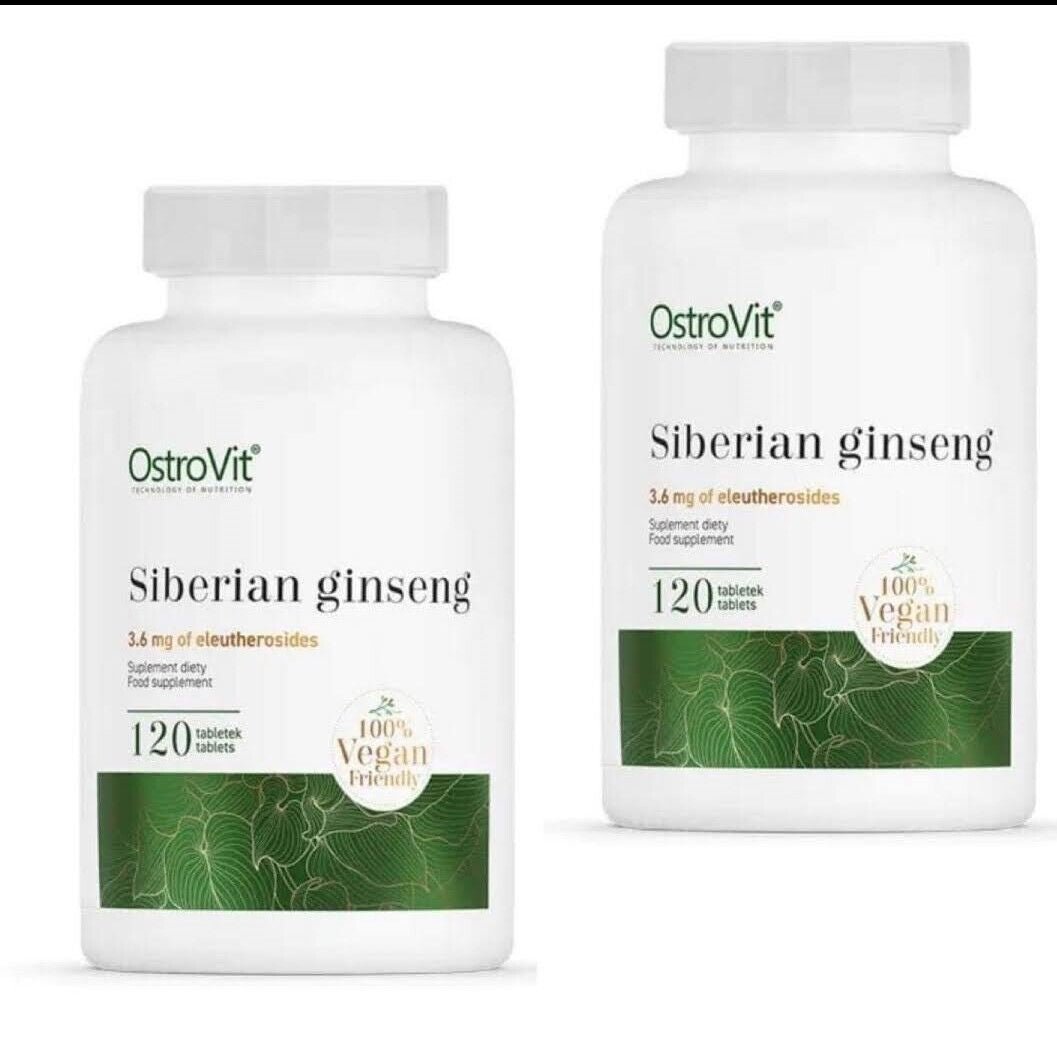 Ostrovit Siberian Ginseng 2 X 120 Tablets Vege