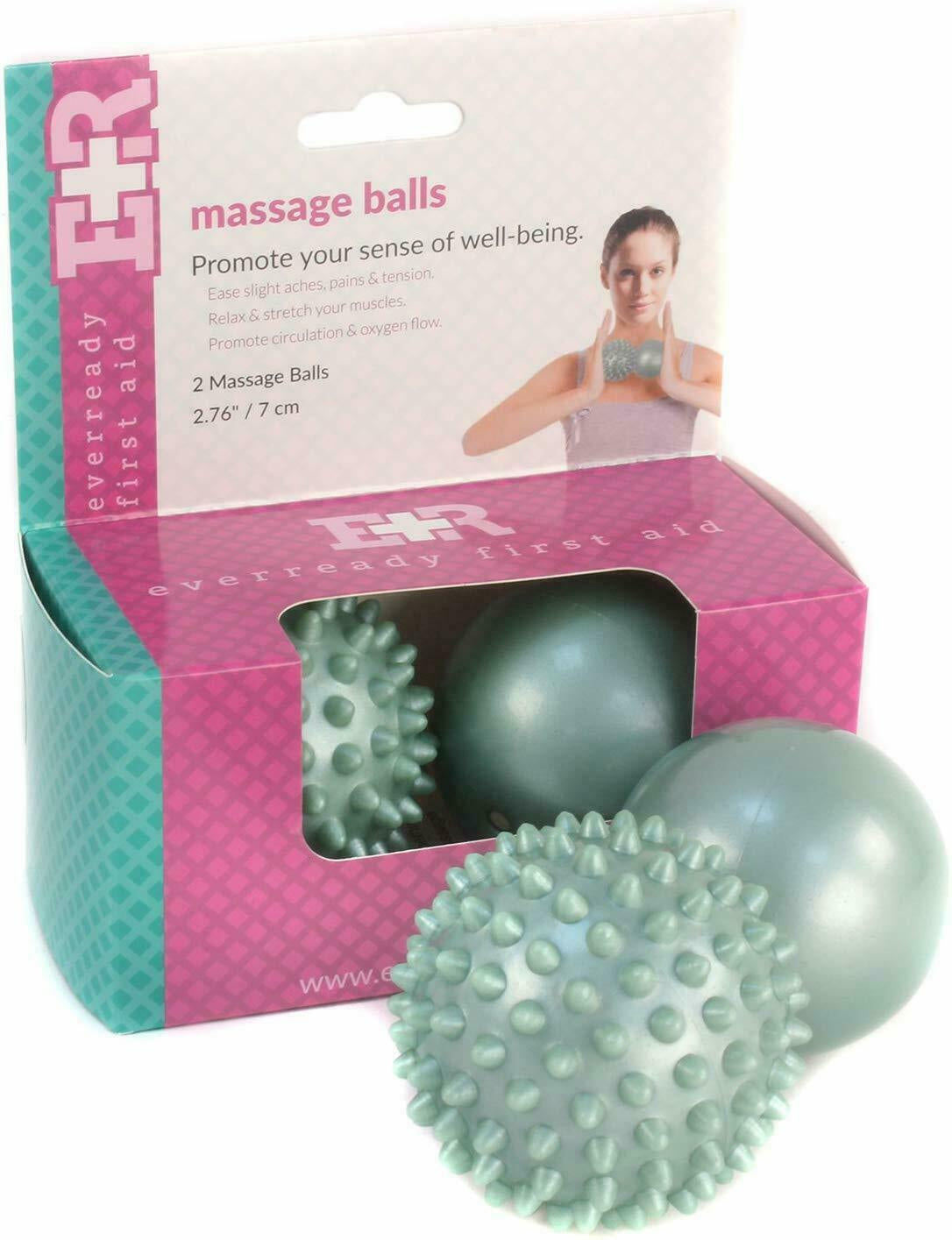 Trigger Point Balls , HOT & COLD MASSAGE BALL SET for DEEP TISSUE MUSCLE RELIEF