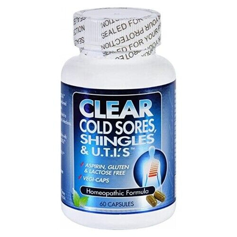 Clear Cold Sores, Shingles and Uti'S 60 Caps