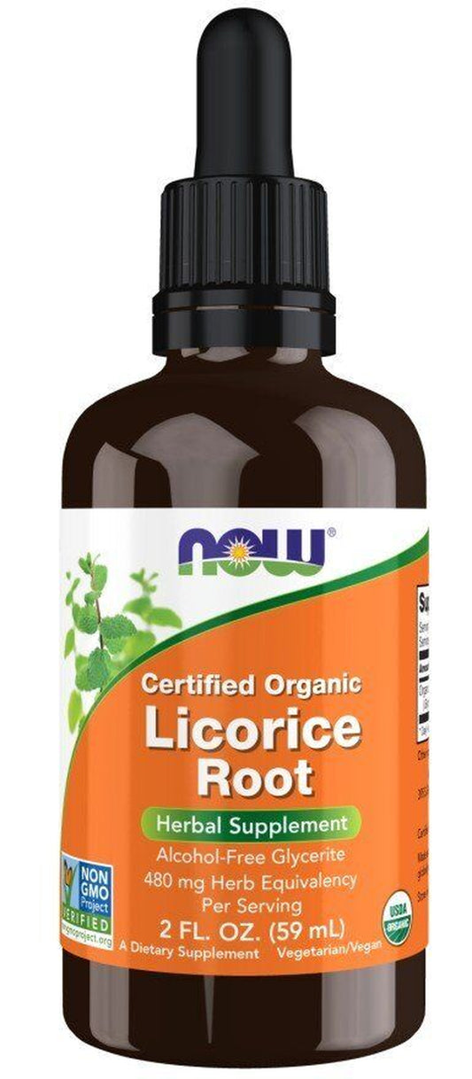 Organic Licorice Root Liquid Glycerite 2 Fl Oz Liquid