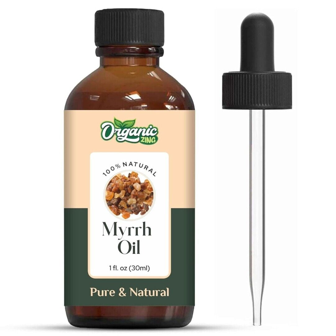 Organic Myrrh 100% Pure & Natural Essential Oil - {30Ml/1.01 Fl Oz}