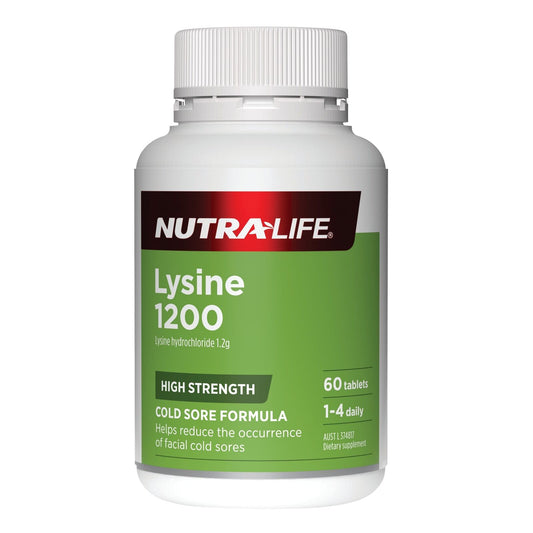 Nutra-Life L-Lysine 1200Mg 60 Tablets