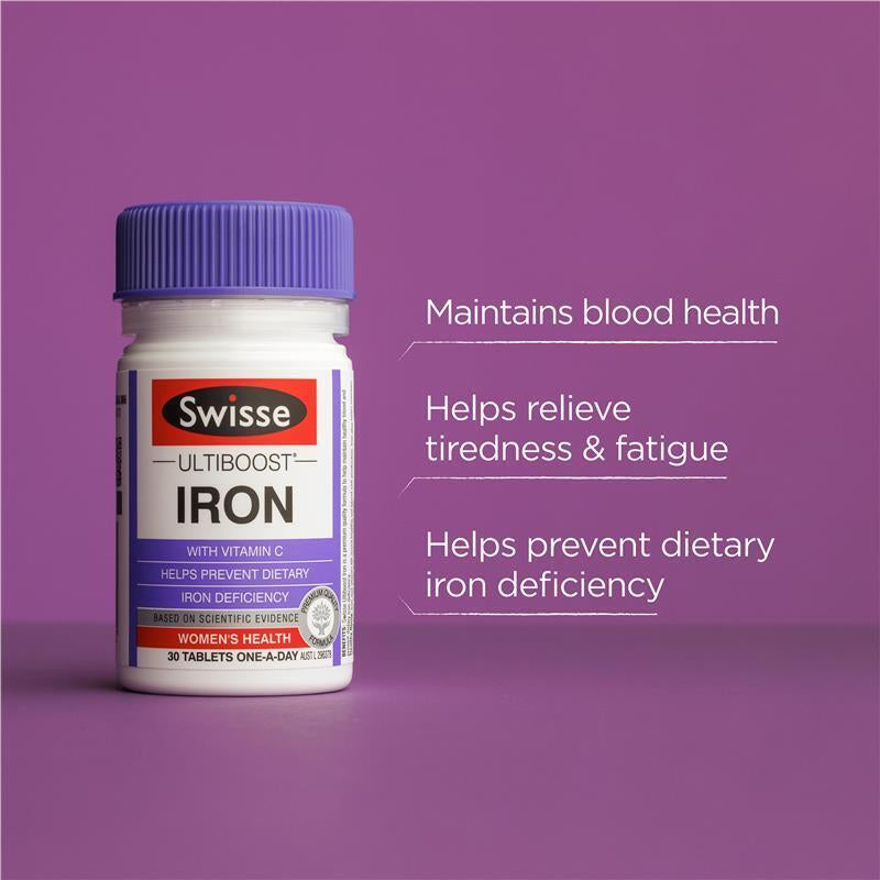 Swisse Ultiboost Iron 30 Tablets