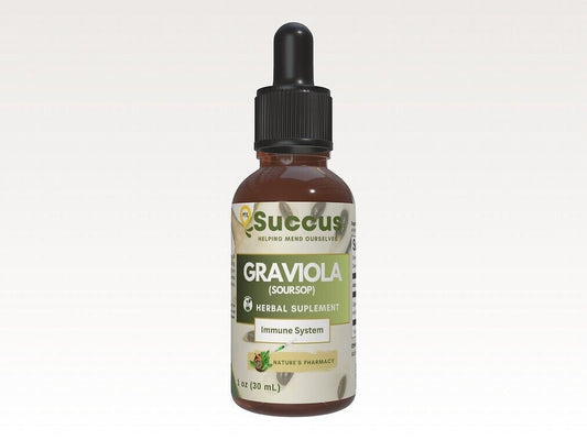 Organic Soursop (Graviola) Tincture - High Potency Tincture Alcohol Free 30Ml