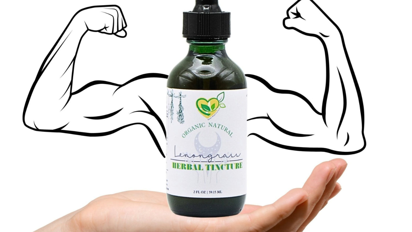 Lemongrass Tincture Power Liquid Herb Drops Natural Organic Weight Loss 2 Oz