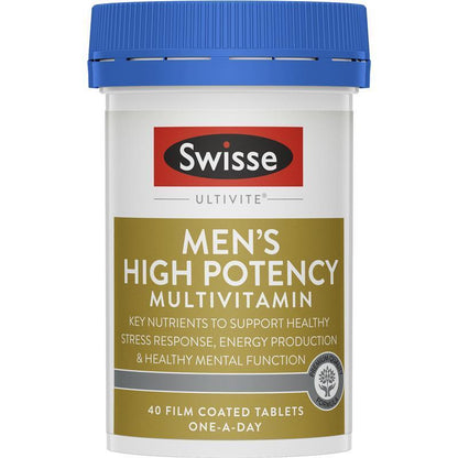 Swisse Men'S Ultivite Power Multivitamin 40 Tablets