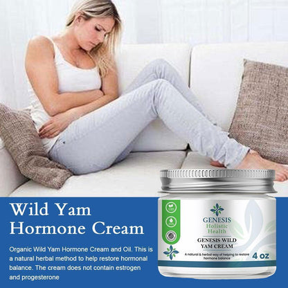 Genesis Wild Yam Hormone Cream 4 OZ Organic Genesis Wild Yam Cream