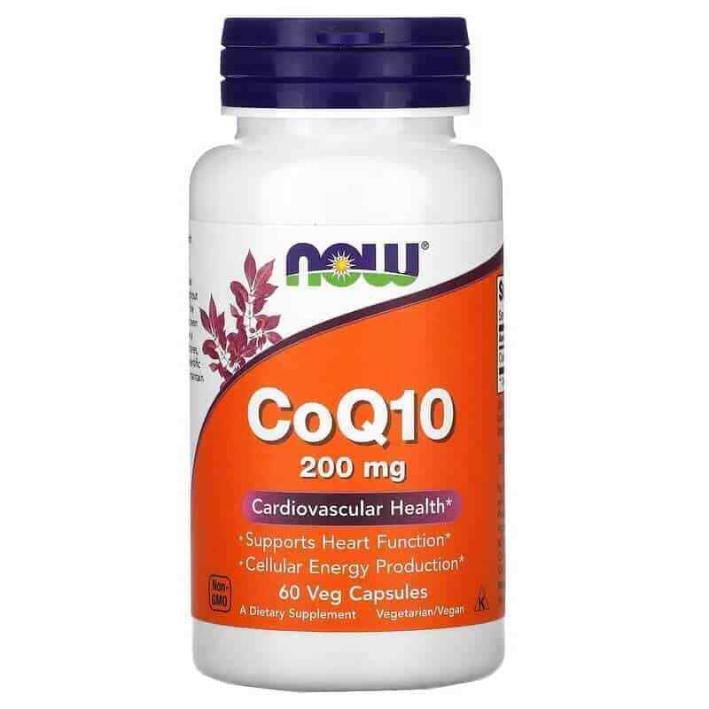 Coenzyme Q10 Coq10 200Mg Cardiovascular Health 60 Veg Capsules