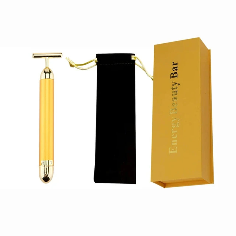 Gold T Facial Roller Electric High Frequency Vibrating